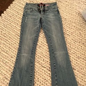 Y2k 00's Dollhouse Low Waisted Flared Jeans